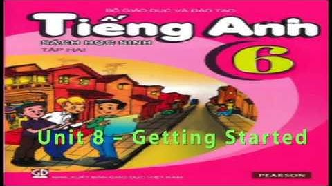 Tiếng Anh, Tiếng Anh 6 - Unit 8 - Getting Started