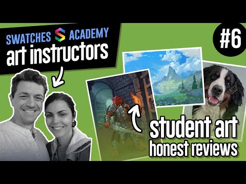 🔴 Pro Artists Honest Review of Student Art #6