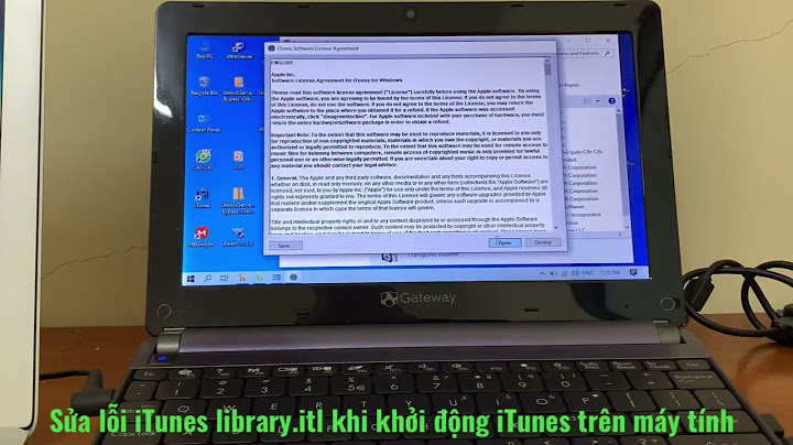 Lỗi file itunes library itl locked windows 7