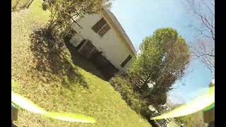 Racing my 533 Switchback with Walksnail around the yard