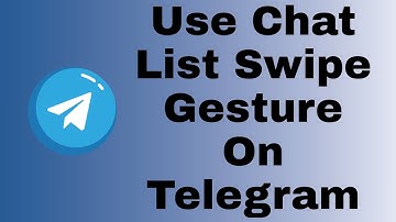 How to Use Chat list Swipe Gesture