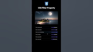 CSS Filter Property #css #shorts