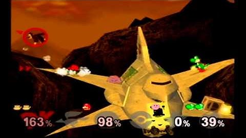 Super Smash Bros Melee Debug Menu Fun - 6-Players on Venom ( Event Match )