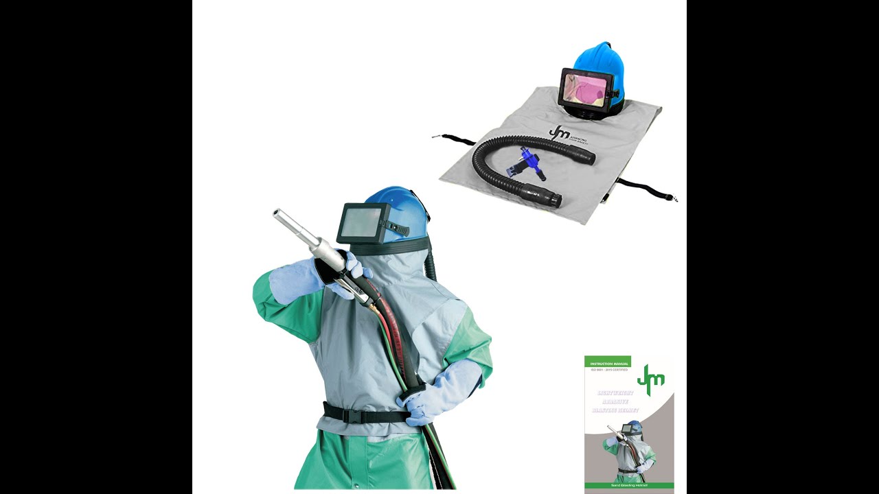 SIGNAMIO SAFETY HELMET JM Blasting Helmet Blast Cleaning Sand