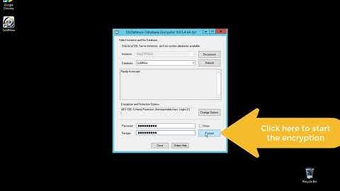 Database encryption and protection with DbDefence