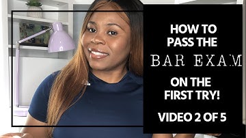 How to Pass the Bar Exam on the First Try: Video #2 of 5  Mental Heath and Wellness #barexam