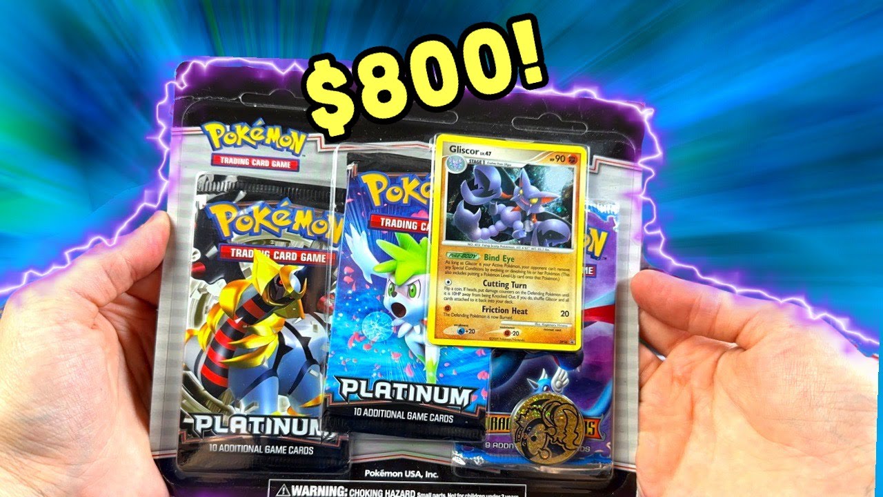I Opened $800 Platinum Base Vintage Pokemon Blister...