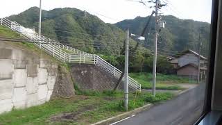 【車窓の風景】JR三江線 その13：乙原駅～石見簗瀬駅 2016/08/25