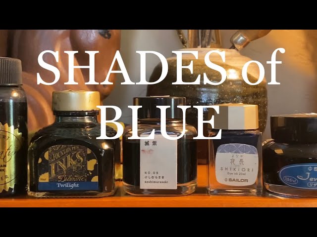 Ink Exploration: Shades of Blue class=
