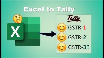 Excel to Tally Import | Generate GST Reports Tally | EazyAUTO4 Excel to Tally