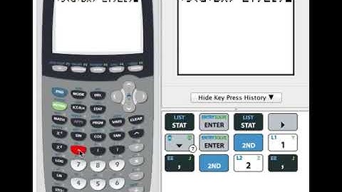 TI 84 Video  Least Squares Regression Line