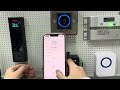 PST-CFD3 Tuya Smart WiFi Waterproof OLED Display Access Control connect tuya smart app
