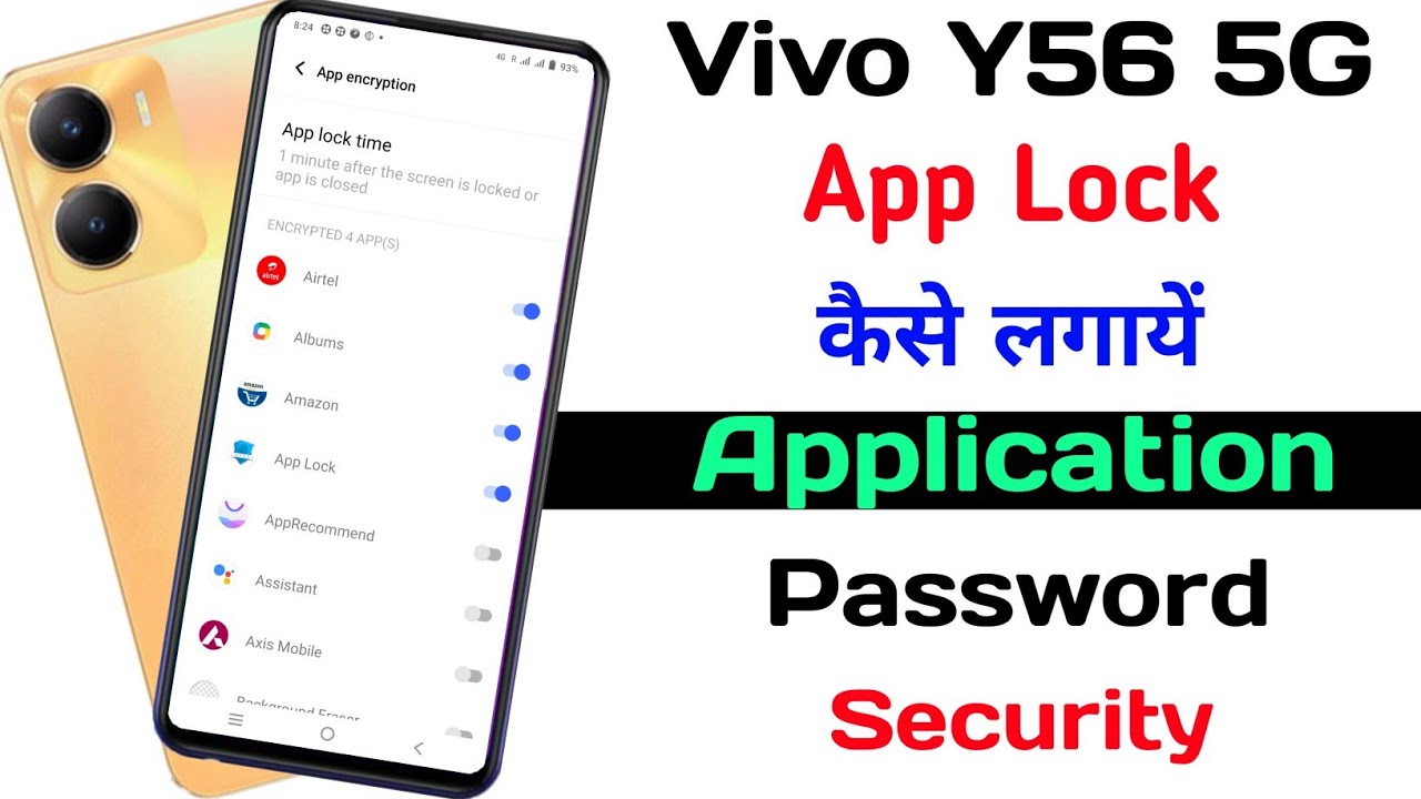 Y56 Lock Vivo Y56 App Lock Setting ll How To Enable And Use Application Lock ...