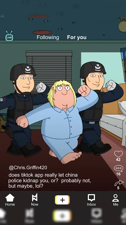 Chris downloads TikTok | #shorts #familyguy