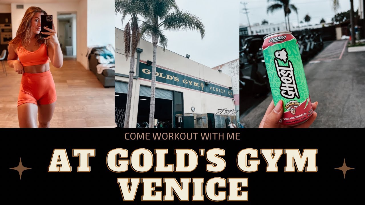 Gold's Gym Venice // Glute Workout // Quad Workout // Ab Workout // Compound movements