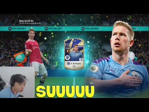 NÂNG CẤP KEVIN DE BRUYNE TOTY ĂN MỪNG CHIẾN THẮNG CỦA MANCHESTER CITY | Vũ Liz Fifa Online 4