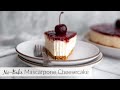 No Bake Mascarpone Cheesecake: a stunning and EASY dessert!