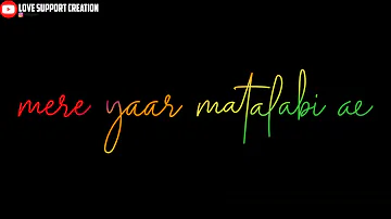 Mera Yaar Matlabi Ae Sad Song Punjabi || Whatsapp Status 30 Second || lsc