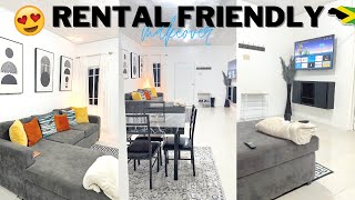 MY LIVING ROOM & DINING MAKEOVER IN JAMAICA w/ tour (amazon finds, furniture, decor,apartment ideas)