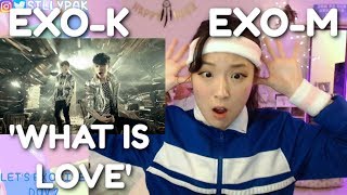 EXO-K & EXO-M 'WHAT IS LOVE' MV (Korean & Chinese Ver.) REACTION | EXO-CISE WITH ME (Day 2)