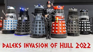 Daleks Invade Hull at Hull Comic Con 2022