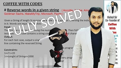 TCS Ninja Coding  Question Fully Solved with Detailed Explanation | Coffee With Codes Solved