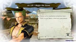 One Piece: Pirate Warriors 3 English - PS4 - 100% Walkthrough - Part 2 - Buggy The Clown