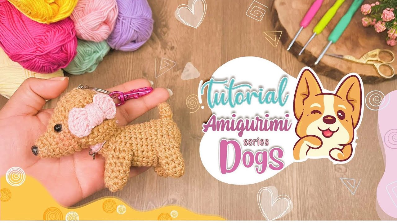 Dachshund perrito salchicha crochet tutorial español/English