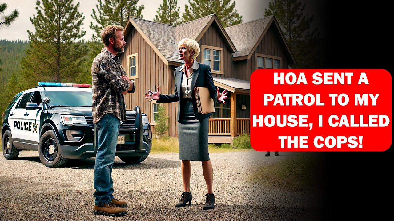 HOA Karen Tries to Seize My Off-Grid Cabin—Ends Up in Handcuffs When I Prove I Own the Land!