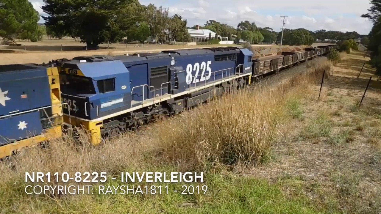 4PM4 - NR110-8225 (PacNat Steel) Inverleigh - Australian Trains by Raysha1811