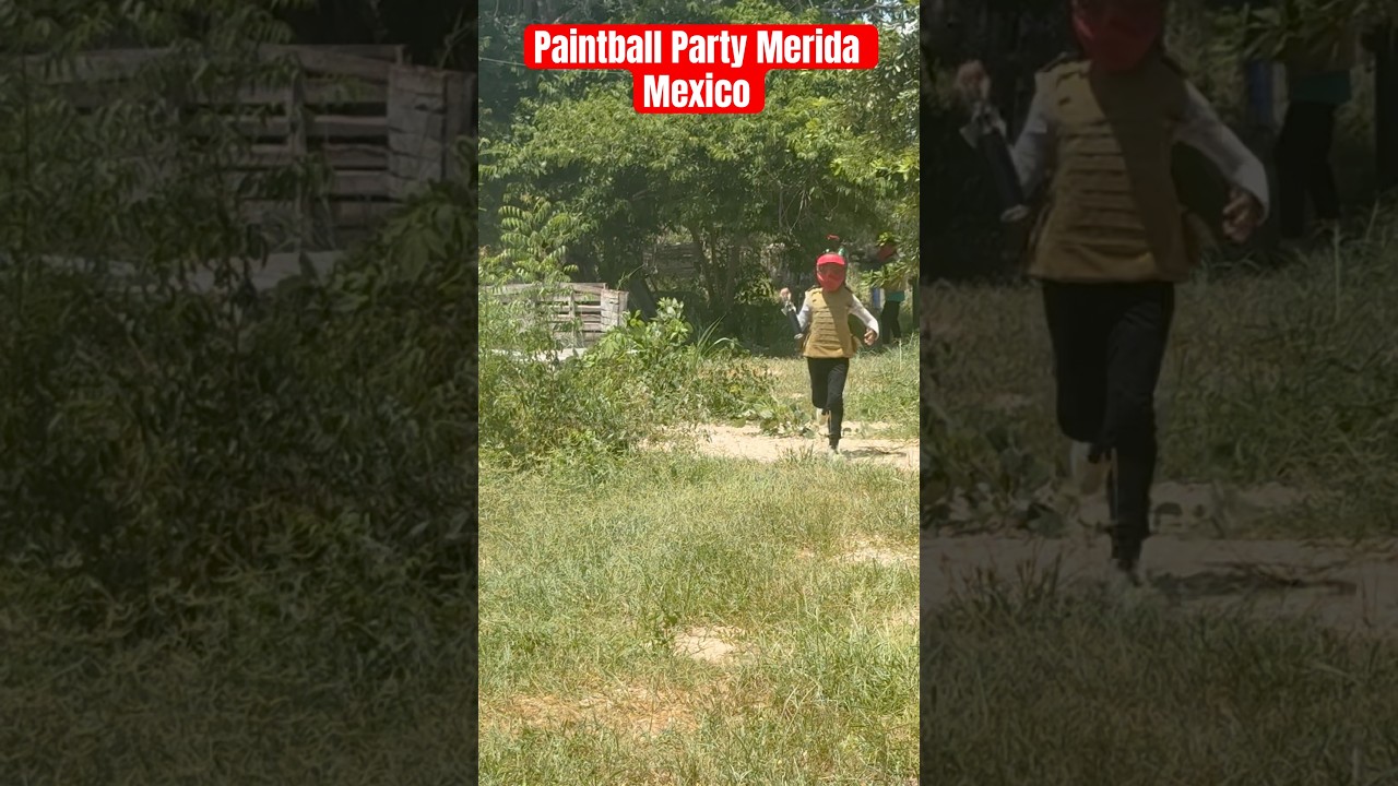 Paintballing at GOTCHA in Merida Mexico