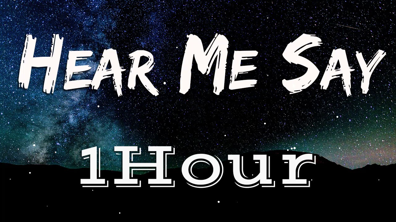 Jonas Blue - Hear Me Say | [ Lyrics ] | [ 1Hour ] [ Loop ] feat. Leon