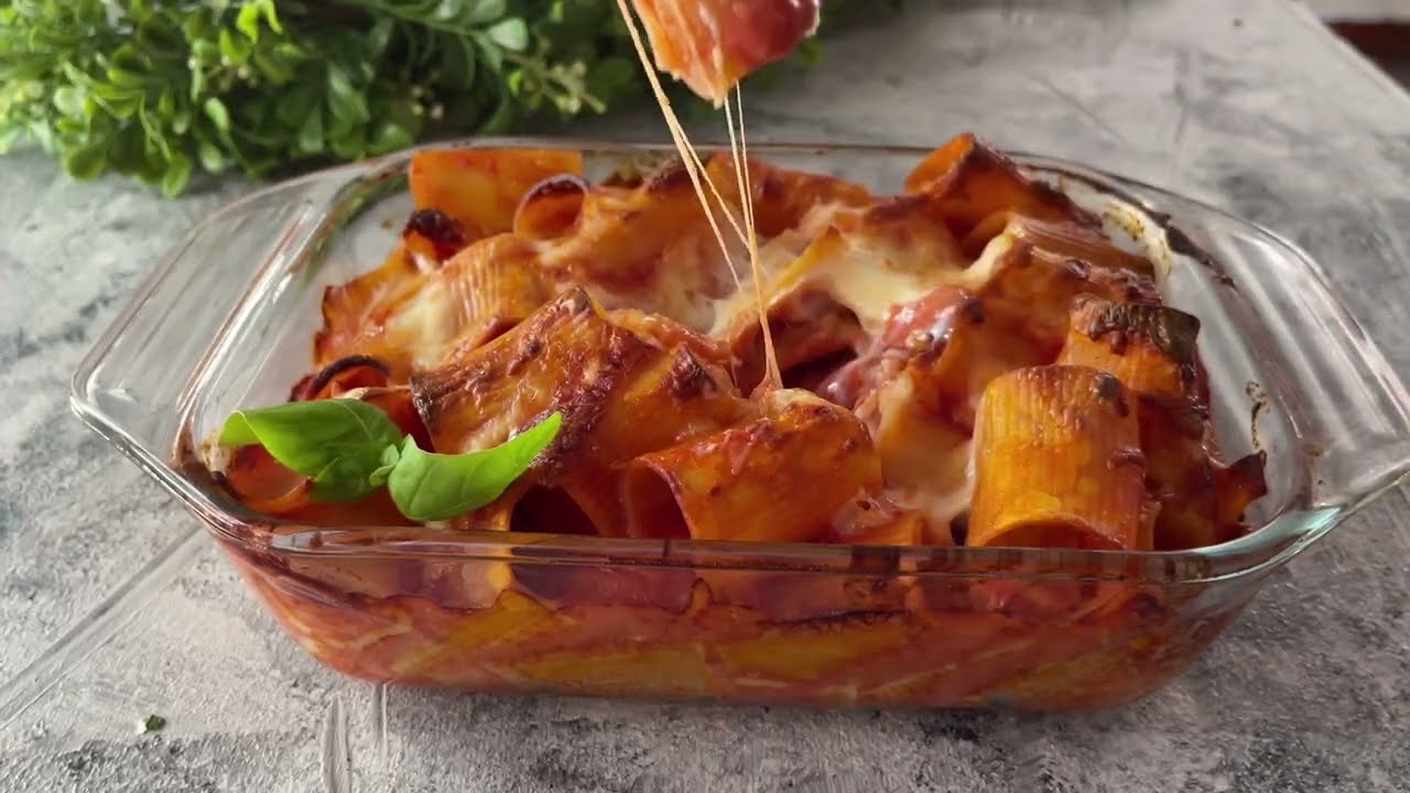 SUPERVELOCI, superfacili e SUPERBUONISSIMI: PACCHERI AL FORNO....da provare!