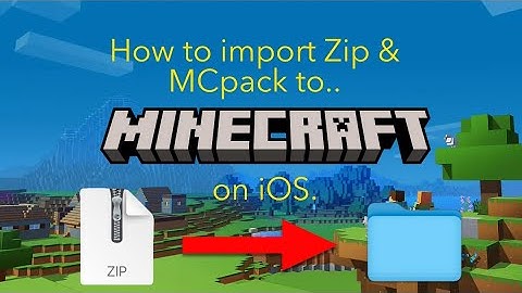 Minecraft Bedrock (MCPE 2024) Zip and MCpack Installation Tutorial for iOS