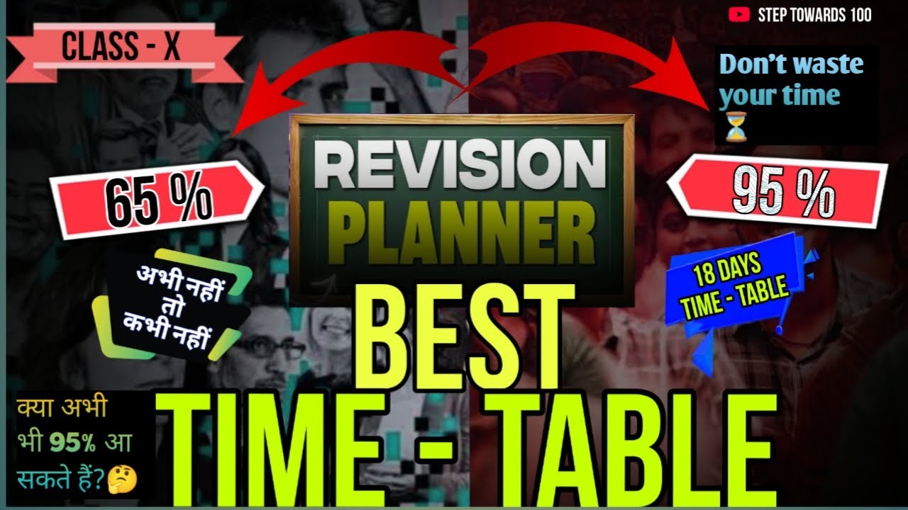 Best time table for class 10🔥How to score 95 % in 15 days🔥 last 15 days ...