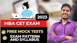 MBA CET free mock test 2023 | mh cet mba exam pattern 2023 | mba cet syllabus 2023 screenshot 4