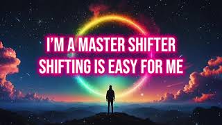 I’m a master shifter. Shifting is easy for me✨100x repetition robotic affirmations