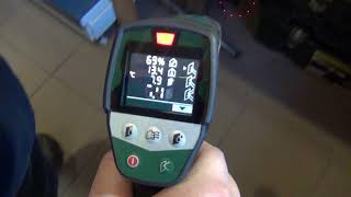 Видео Термометр поверхонь Bosch PTD 1, термодетектор, міряє вологість (автор: Анатолій Совайло)