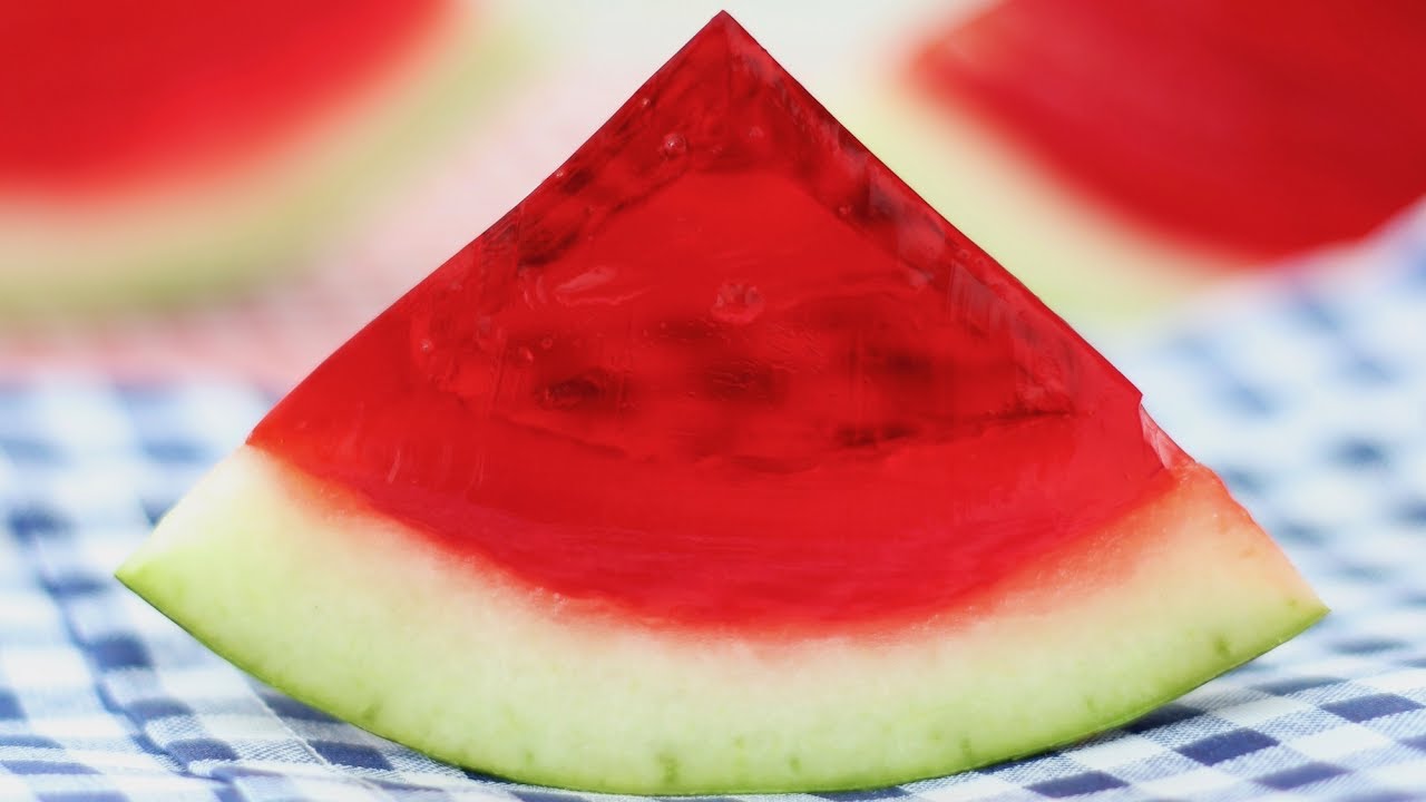 Jello filled Watermelon YouTube