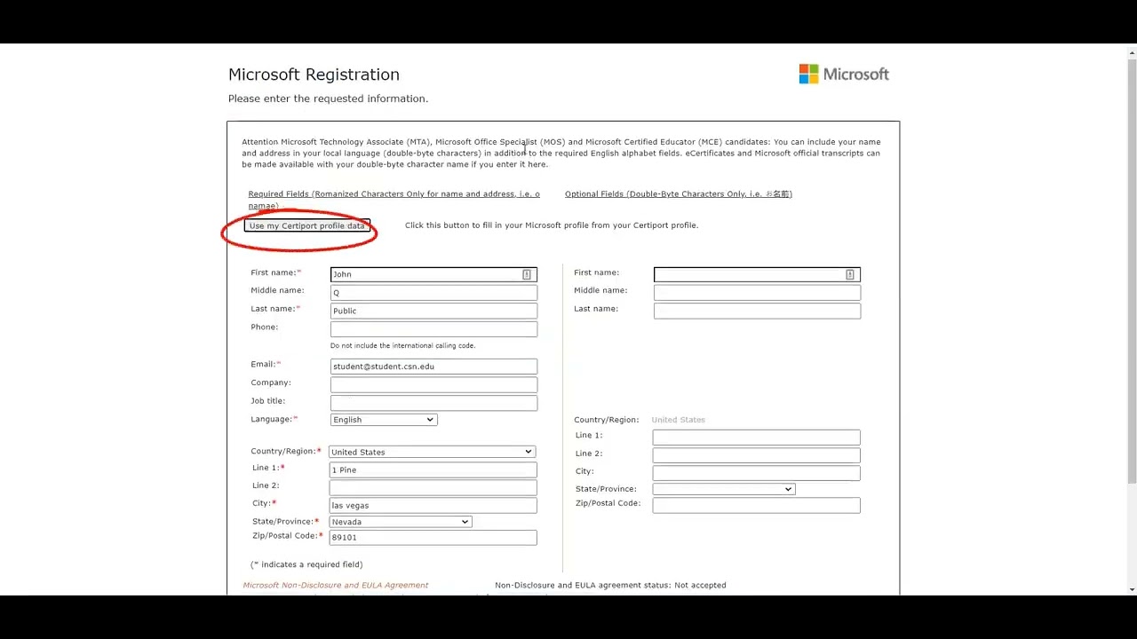 Create Your Certiport Account v92222 YouTube