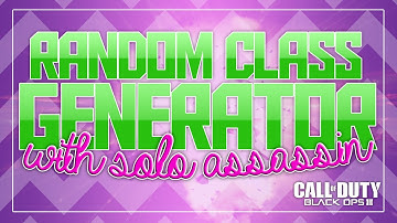 BO3 | COLLAB: RANDOM CLASS GENERATOR #2