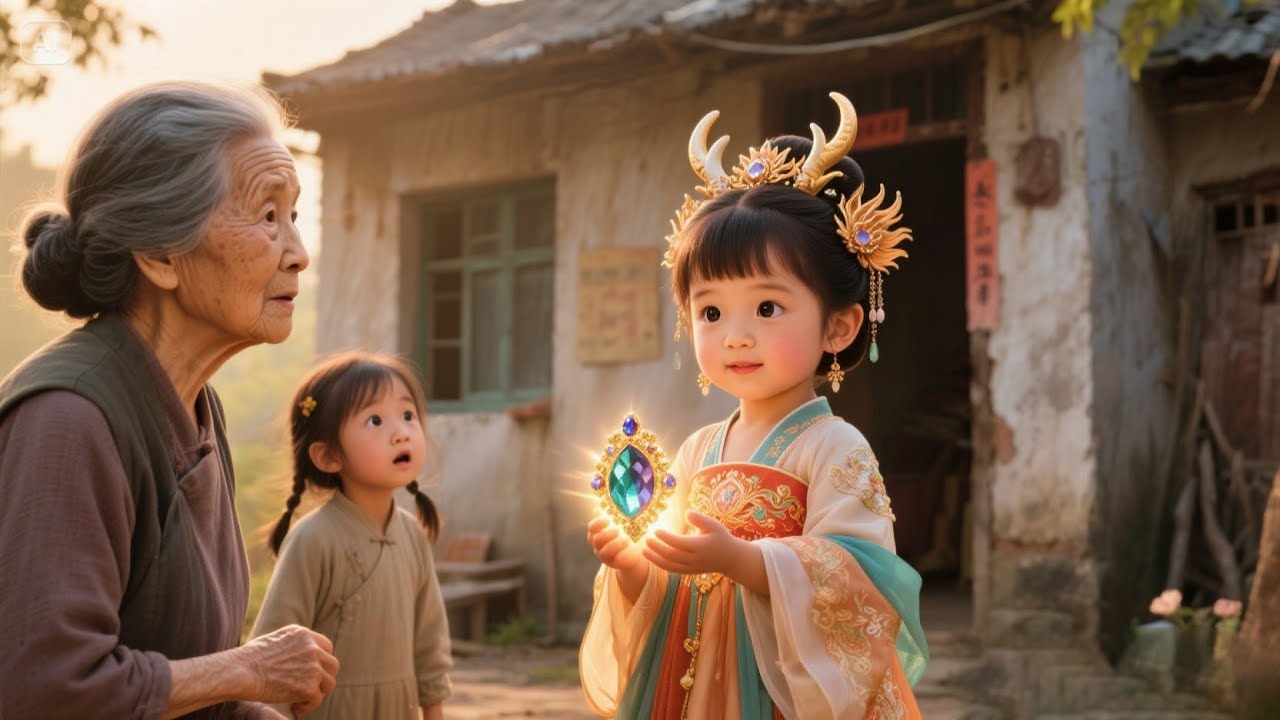 Cô bé bị bà nội coi thường vì là con gái hóa ra là công chúa long vương chuyển thế mang phước lành