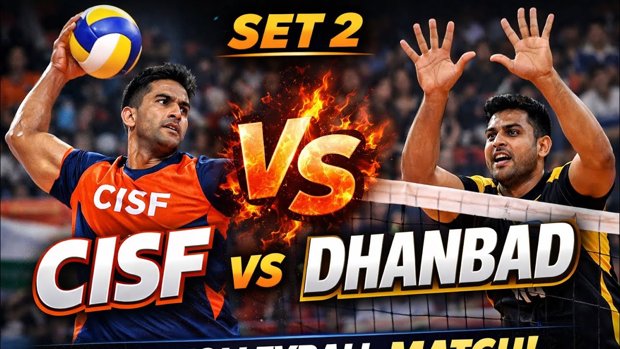 CISF VS DHANBAD final match (Set 2)