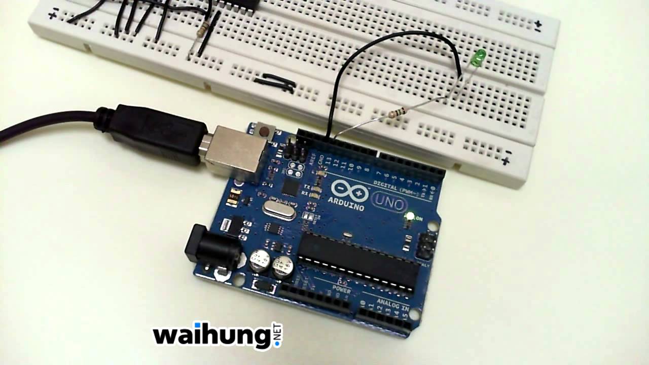 Arduino Test Code Uno R3 Arduino Uno R3 Blink Test - YouTube