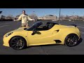 The Alfa Romeo 4C Spider is a Baby Supercar