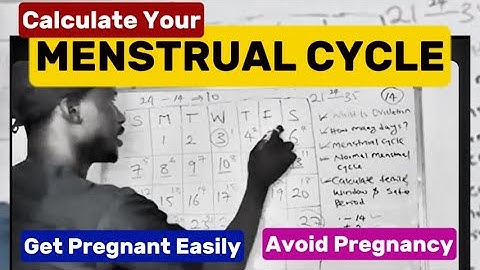 How to Calculate Menstrual cycle, FERTILE days, Ovulation and Safe Period