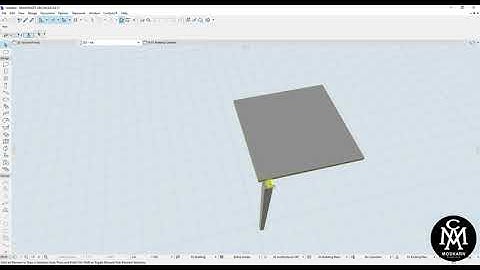 Archicad Morph (EP #5) | HOW TO MODEL tapered  legs END TABLE