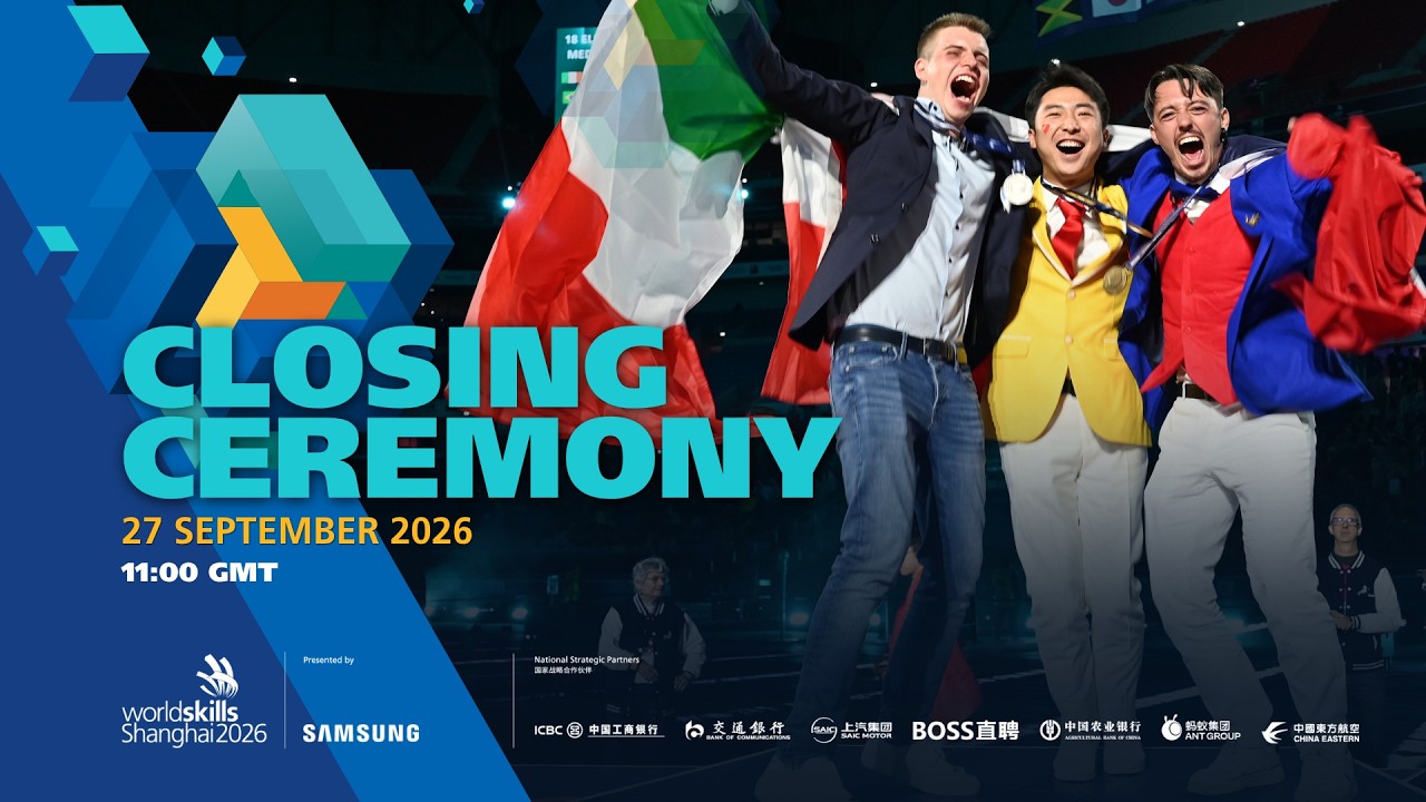 WorldSkills Shanghai 2026 Closing Ceremony