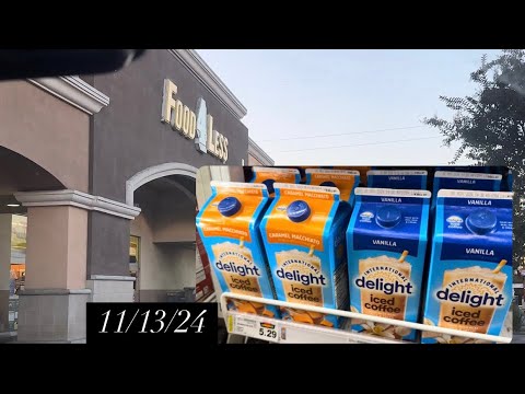 138 11/16/24 Getting Ice coffee container at food 4 less