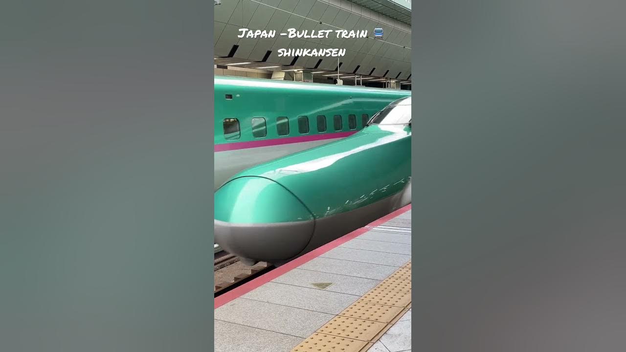 Japan- Bullet train arriving 🚆